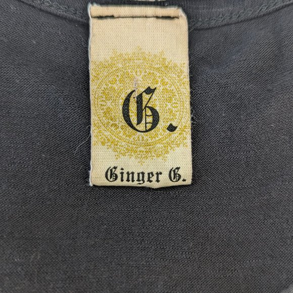 Ginger G Black Tank Top Size Small - Picture 4 of 6